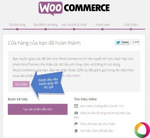 Cài đặt Woocommerce