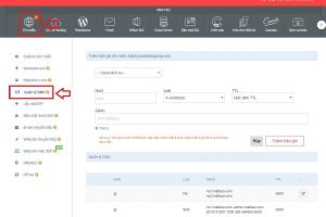 trỏ domain về hosting