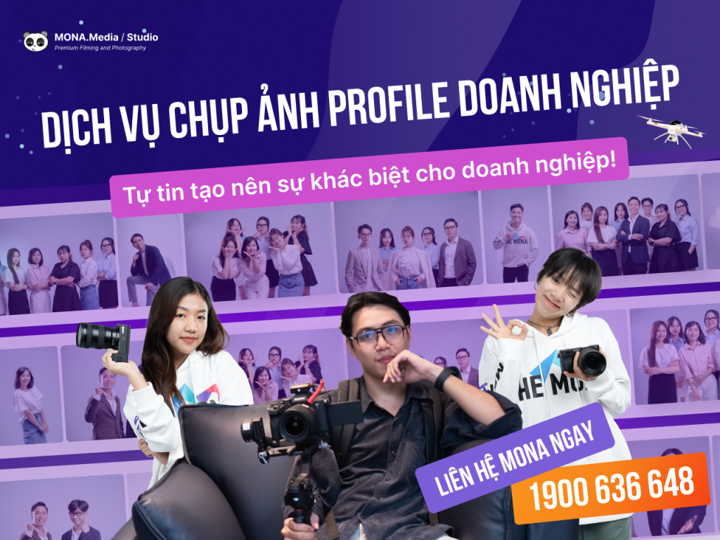 dịch vụ chụp ảnh profile doanh nghiệp tại Mona Media