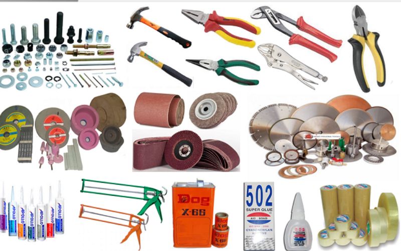 các loại vật tư kim khí